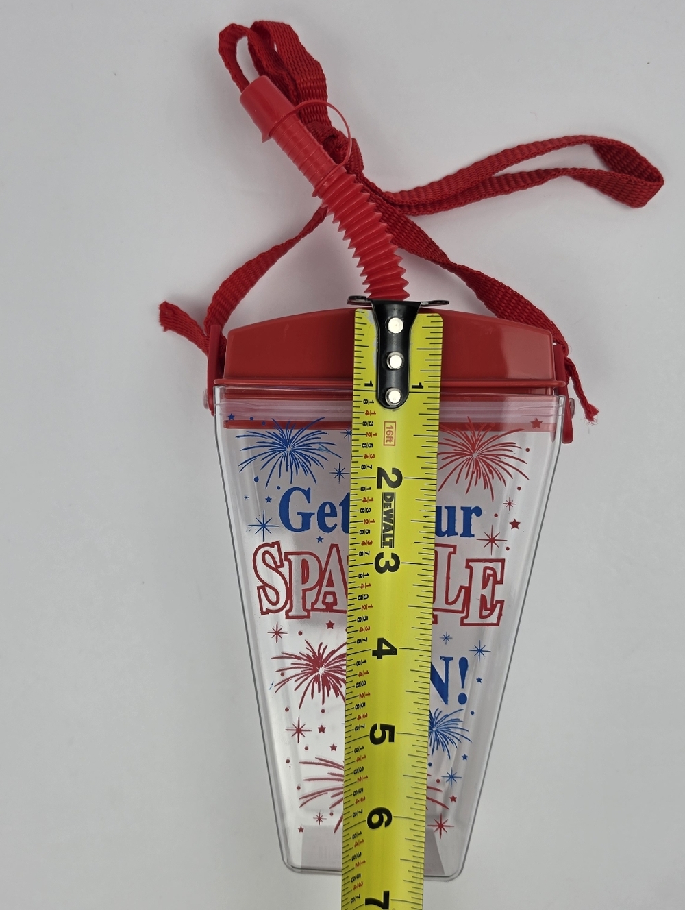 Set of 2 Patriotic 4th of July Tumblers with Straps - Picture 5 of 6